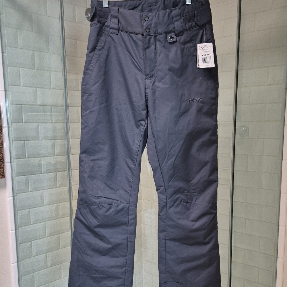 NWT Arctyx Women Steel Blue Insulated Snowpants Sz Medium Long Retail $60